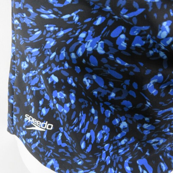 Speedo Tank One Piece Swimsuit Size 6 NEW Adjustable Shelf Soft Cup Blue - Picture 4 of 12